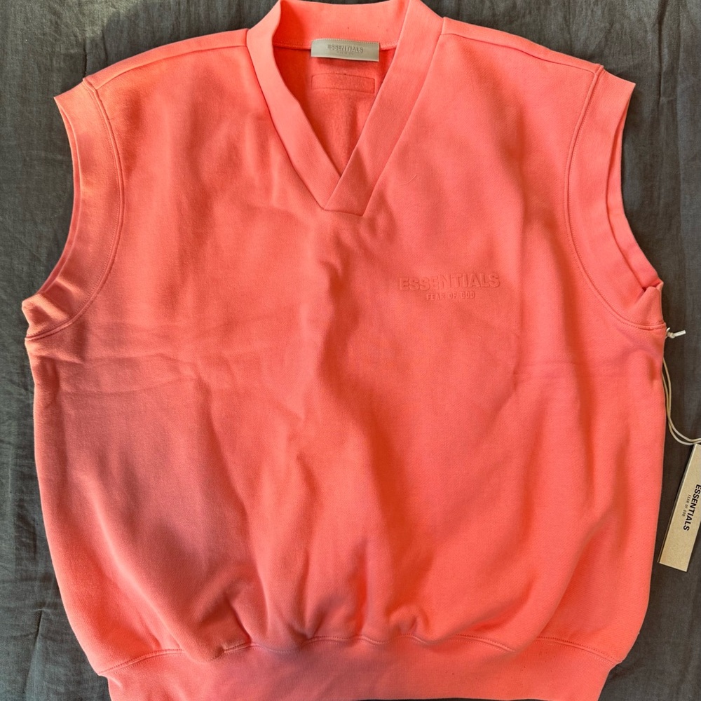Fear of God Coral Sleeveless Sweater